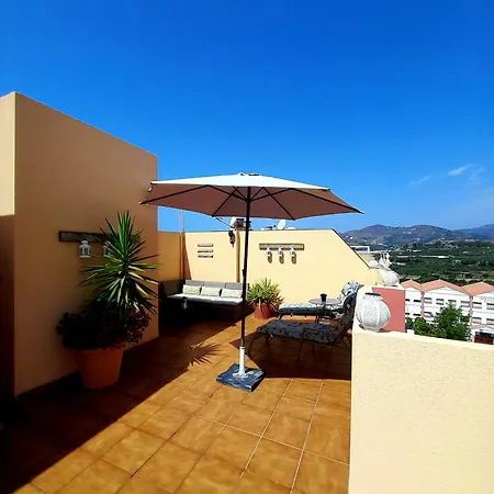 Atico Fresco Y Luminoso Con Aparcamiento Privado Апартаменты Нерха